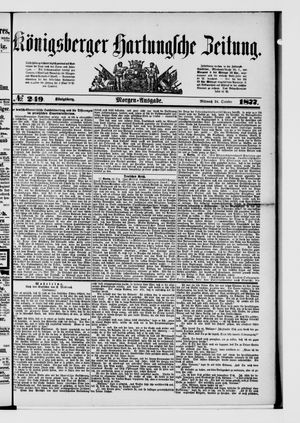 Königsberger Hartungsche Zeitung vom 24.10.1877