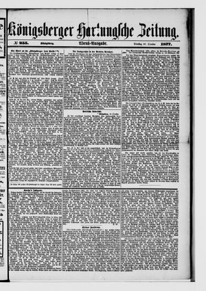 Königsberger Hartungsche Zeitung vom 30.10.1877