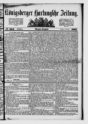 Königsberger Hartungsche Zeitung vom 09.11.1877