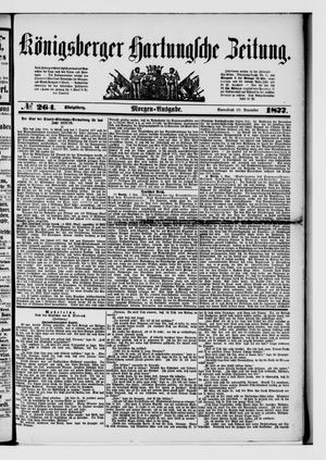 Königsberger Hartungsche Zeitung on Nov 10, 1877
