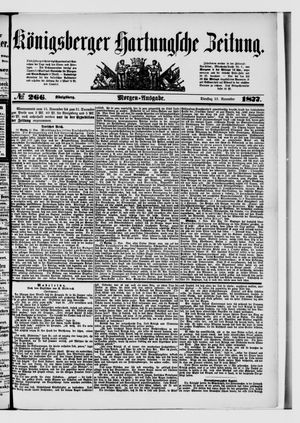 Königsberger Hartungsche Zeitung on Nov 13, 1877