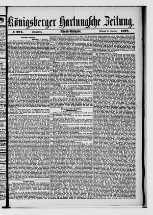 Königsberger Hartungsche Zeitung vom 21.11.1877