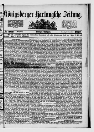 Königsberger Hartungsche Zeitung on Nov 29, 1877