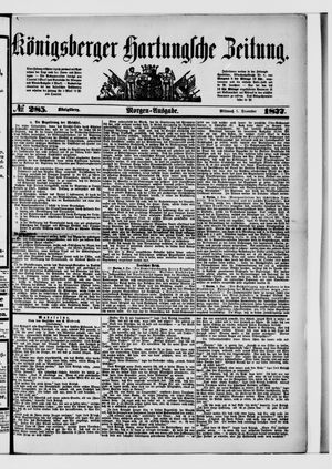 Königsberger Hartungsche Zeitung vom 05.12.1877