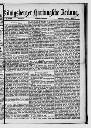Königsberger Hartungsche Zeitung vom 06.12.1877