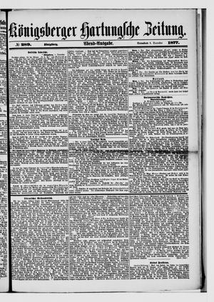 Königsberger Hartungsche Zeitung on Dec 8, 1877