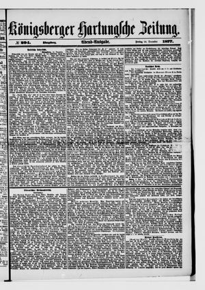 Königsberger Hartungsche Zeitung vom 14.12.1877