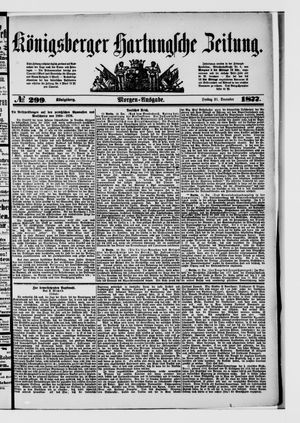 Königsberger Hartungsche Zeitung on Dec 21, 1877