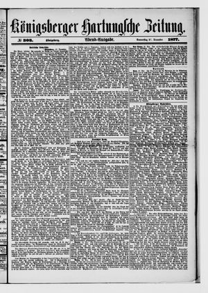 Königsberger Hartungsche Zeitung on Dec 27, 1877