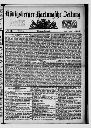 Königsberger Hartungsche Zeitung vom 04.01.1878