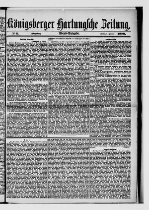 Königsberger Hartungsche Zeitung on Jan 4, 1878