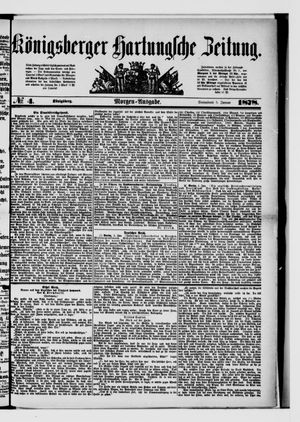 Königsberger Hartungsche Zeitung on Jan 5, 1878