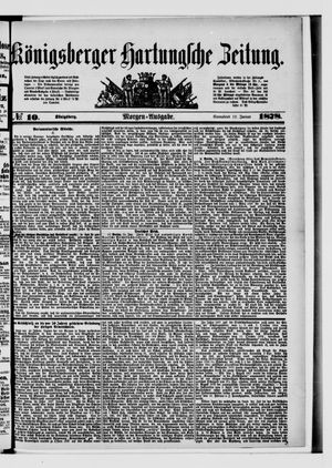 Königsberger Hartungsche Zeitung on Jan 12, 1878