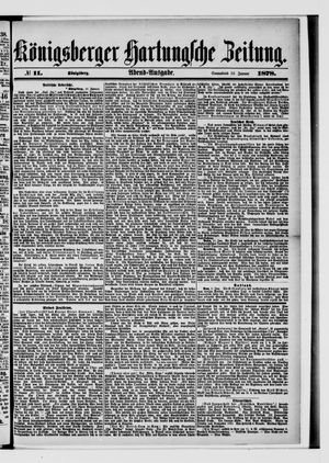 Königsberger Hartungsche Zeitung vom 12.01.1878