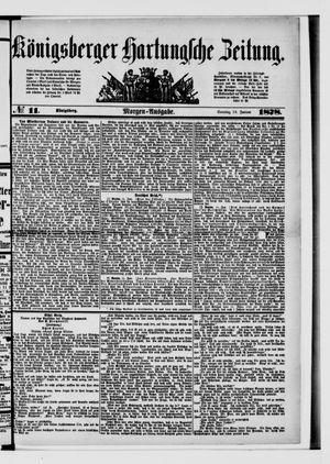Königsberger Hartungsche Zeitung on Jan 13, 1878