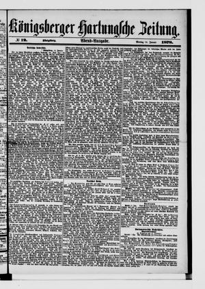 Königsberger Hartungsche Zeitung vom 14.01.1878