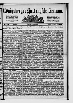 Königsberger Hartungsche Zeitung on Jan 22, 1878