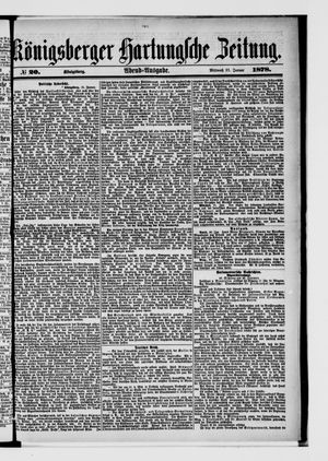 Königsberger Hartungsche Zeitung vom 23.01.1878