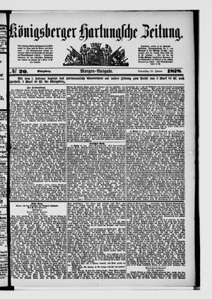 Königsberger Hartungsche Zeitung on Jan 24, 1878