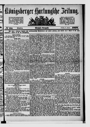 Königsberger Hartungsche Zeitung on Jan 29, 1878