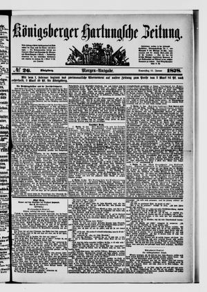 Königsberger Hartungsche Zeitung vom 31.01.1878