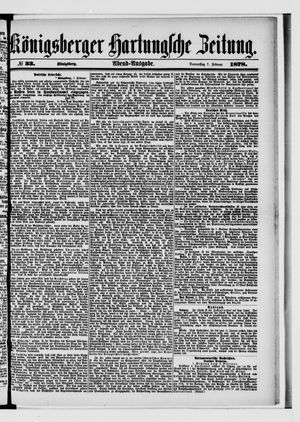 Königsberger Hartungsche Zeitung vom 07.02.1878