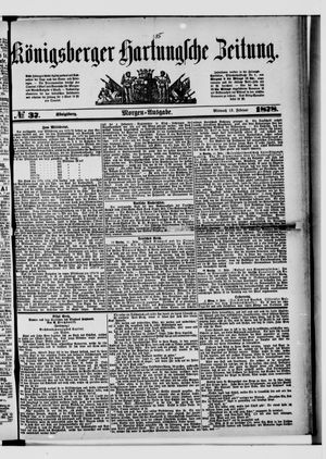 Königsberger Hartungsche Zeitung vom 13.02.1878