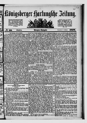 Königsberger Hartungsche Zeitung vom 16.02.1878