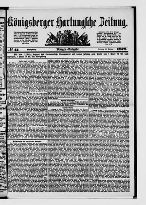 Königsberger Hartungsche Zeitung on Feb 24, 1878