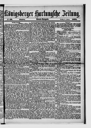 Königsberger Hartungsche Zeitung vom 26.02.1878