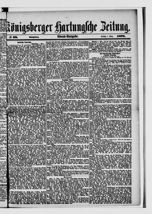 Königsberger Hartungsche Zeitung vom 01.03.1878