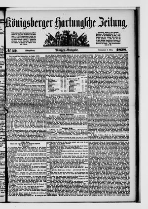 Königsberger Hartungsche Zeitung on Mar 2, 1878