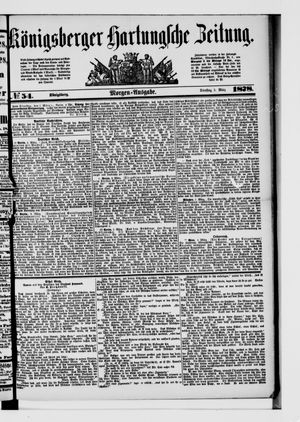 Königsberger Hartungsche Zeitung on Mar 5, 1878