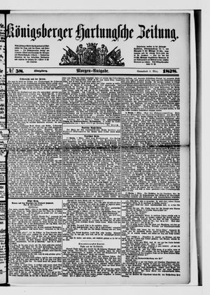 Königsberger Hartungsche Zeitung on Mar 9, 1878