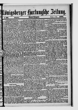 Königsberger Hartungsche Zeitung on Mar 11, 1878