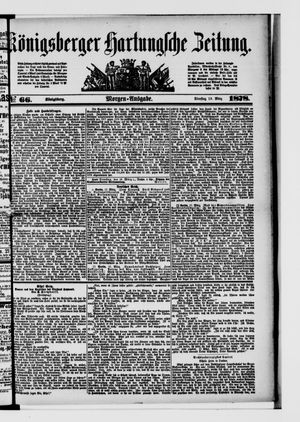 Königsberger Hartungsche Zeitung vom 19.03.1878