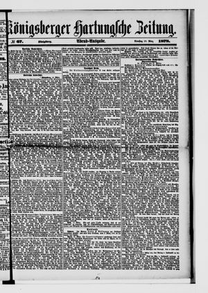 Königsberger Hartungsche Zeitung vom 19.03.1878