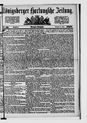 Königsberger Hartungsche Zeitung vom 23.03.1878
