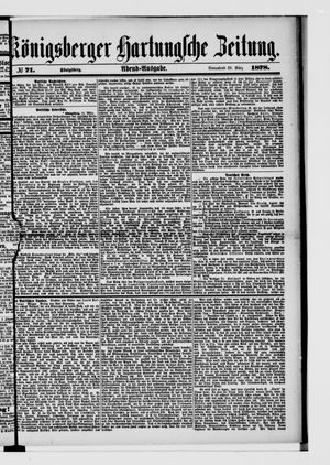 Königsberger Hartungsche Zeitung vom 23.03.1878