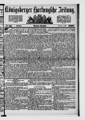 Königsberger Hartungsche Zeitung on Mar 27, 1878