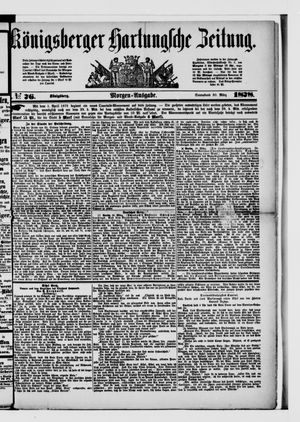 Königsberger Hartungsche Zeitung on Mar 30, 1878