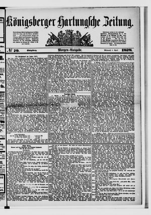 Königsberger Hartungsche Zeitung on Apr 3, 1878