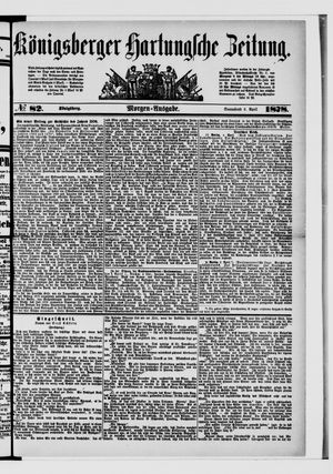 Königsberger Hartungsche Zeitung vom 06.04.1878
