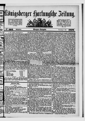 Königsberger Hartungsche Zeitung vom 02.05.1878
