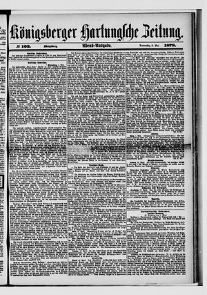 Königsberger Hartungsche Zeitung vom 02.05.1878