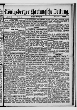 Königsberger Hartungsche Zeitung vom 03.05.1878