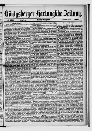 Königsberger Hartungsche Zeitung on May 4, 1878