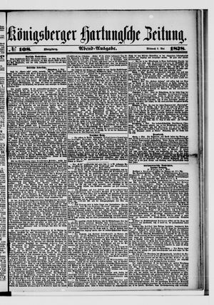 Königsberger Hartungsche Zeitung vom 08.05.1878