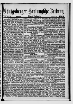 Königsberger Hartungsche Zeitung on May 13, 1878