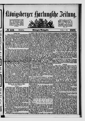 Königsberger Hartungsche Zeitung vom 14.05.1878